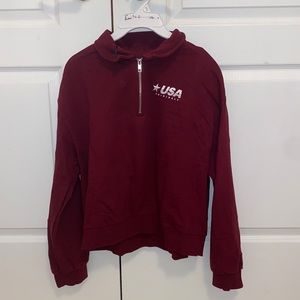 Brand new H&M USA original quarter zip sweater